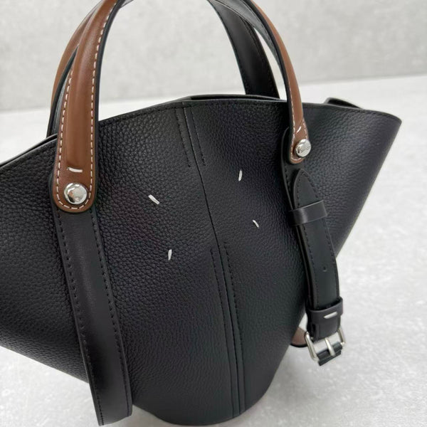 Maison Margiela Dress-age Tote Bag 35 Black in Cowhide