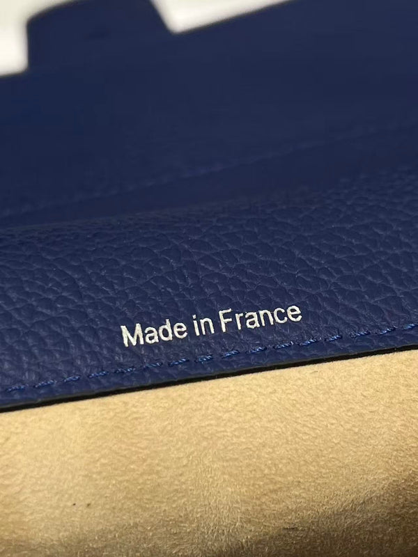 Delvaux Brillant Mini Bag 23cm Royal Blue in Cowhide