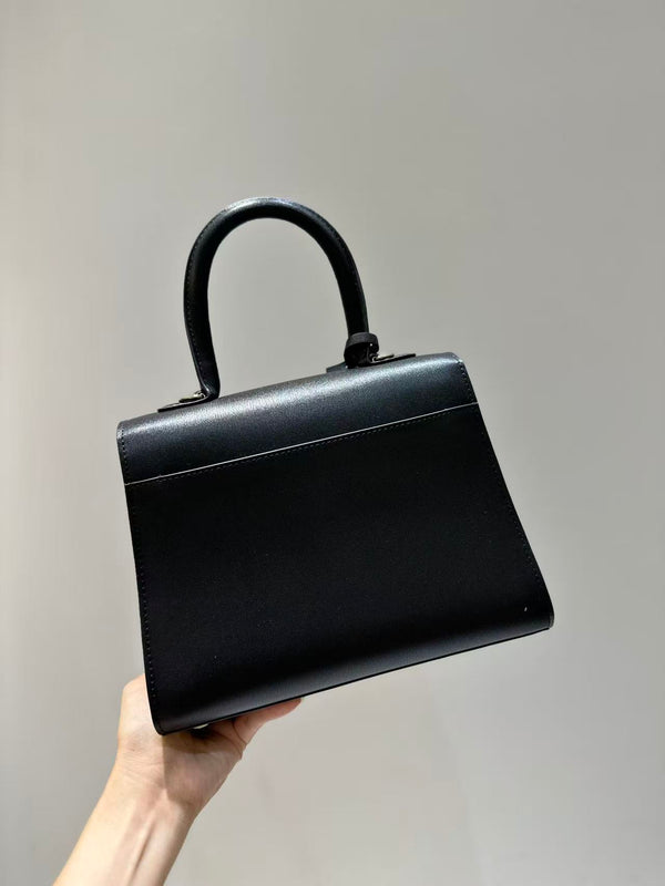 Delvaux Brillant Mini Bag 20cm Black in Cowhide