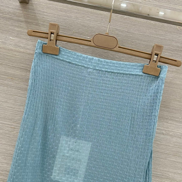 CC Skirt Blue in Viscose 207949