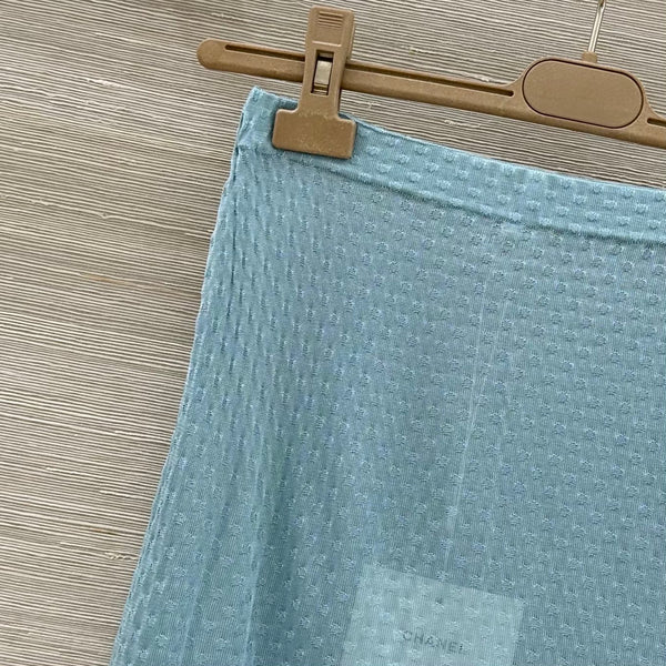 CC Skirt Blue in Viscose 207949