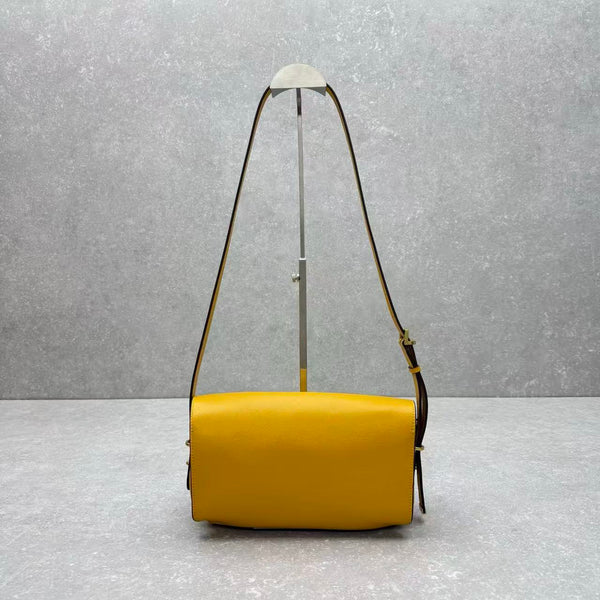 BG Le 7 Shoulder Bag Yellow Calfksin