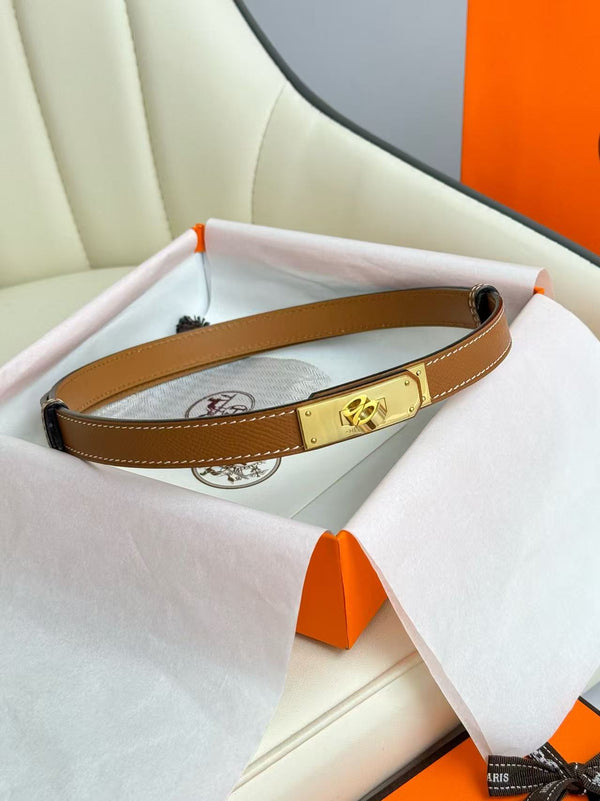 HM Kelly Belt 18mm Camel Epsom Leather