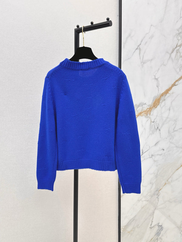 CC Métiers d'Art 26s Superman Blue Knitwear