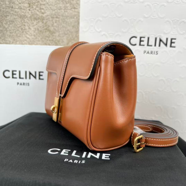Celine Soft 18 Bag Tan Smooth Calfskin