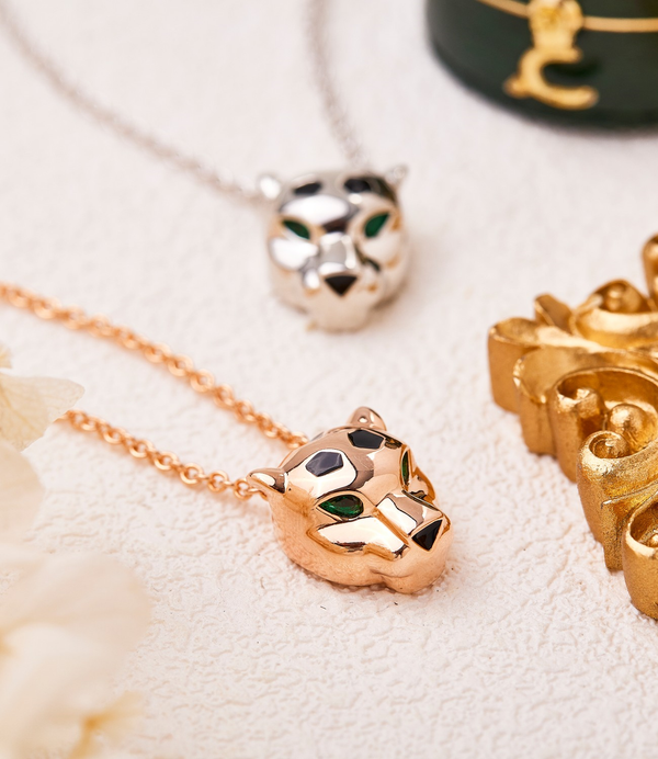 Panthère de Cartier Head Pendant Necklace