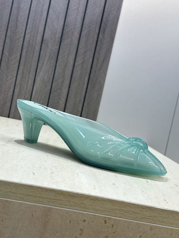 Chloe Jelly Mules In Spearmint TPU