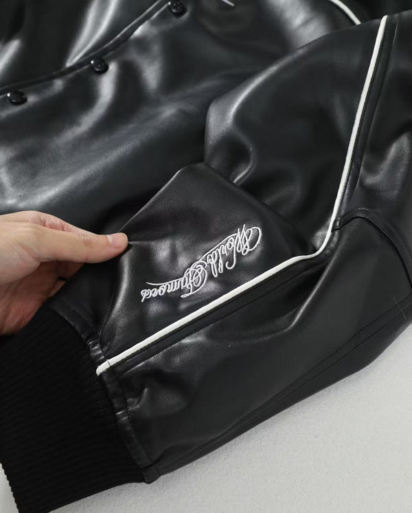 Sup x Nike Bomber Jacket Black Leather