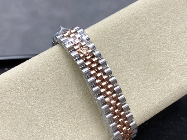 Datejust 31mm Pink Gold Chocolate Dial Diamond Bezel Best Version