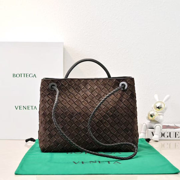 BV medium andiamo 32 dark brown suede
