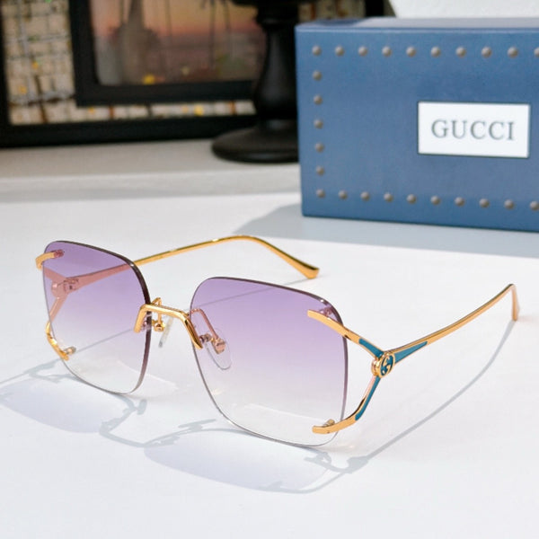 GG Geometric Frame Sunglasses