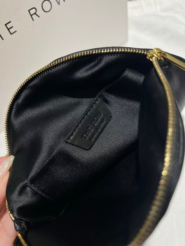 The Geo Bracelet Clutch 19cm Black Lambskin