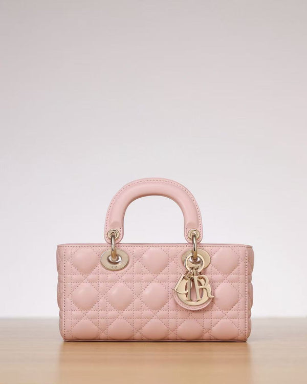 CD Lady D-Joy 22cm Bag Pink Lambskin