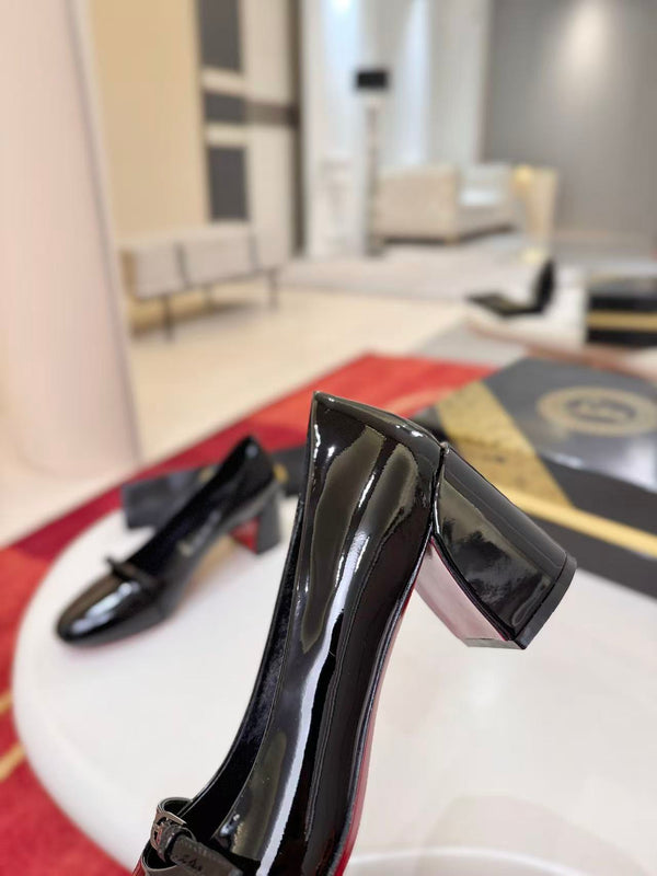 CL Jane Nina Pumps 55mm in Black Patent Leather