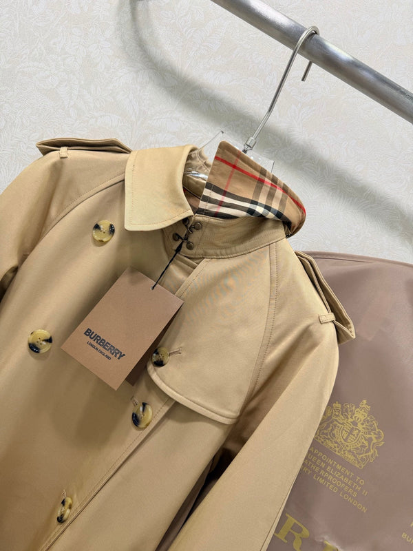 BRR Kensington Trench Coat Beige Cotton