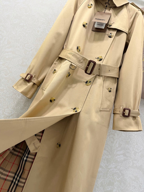 BRR Kensington Trench Coat Beige Cotton