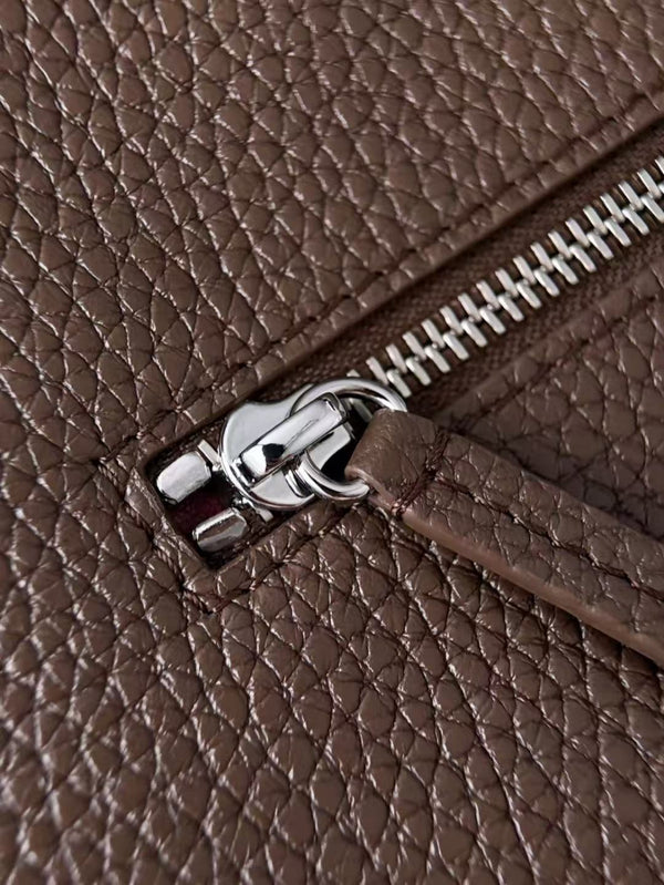 CC 2026 Maxi Flap Bag 32cm Brown Calfskin SHW