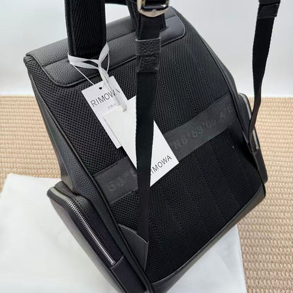 Rimowa 26FW Never Still Large Backpack 44cm Black Cowhide