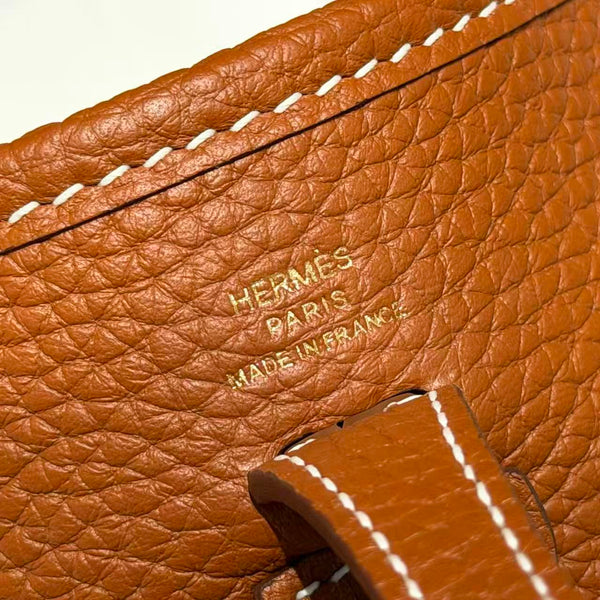 Mini Evelyne 18cm Tan Cowhide Leather