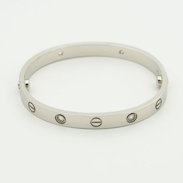 LOVE BRACELET 6.1MM 4 DIAMONDS 18k