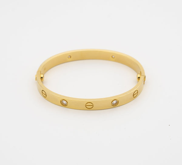 LOVE BRACELET 6.1MM 4 DIAMONDS 18k