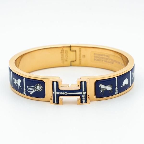 BRACELET H CÉRAMIQUE BLEUE