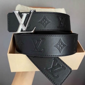 LV M0032 Belt 40mm Black Calfskin