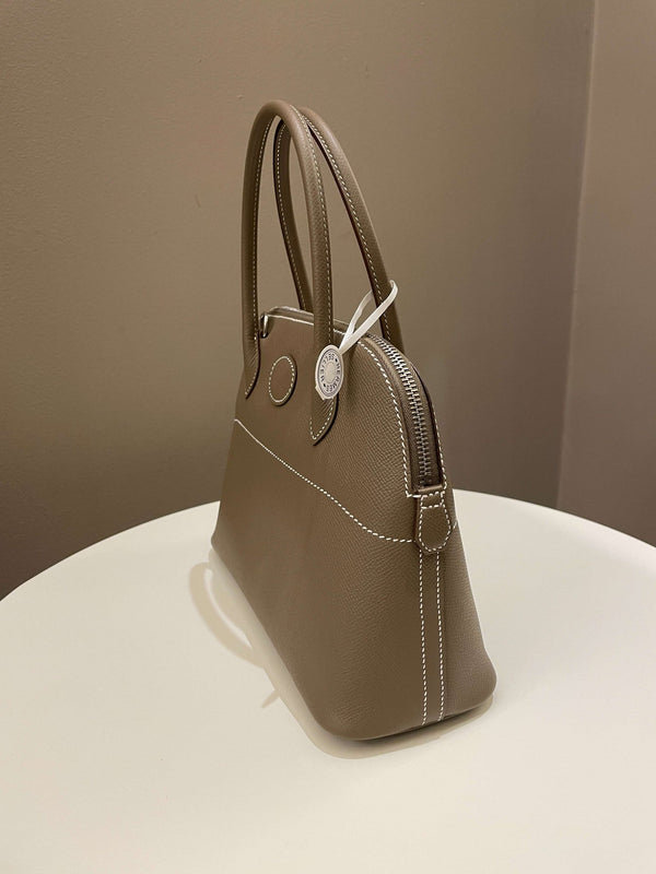 HM Bolide 27 cm Pelle Epsom Etoupe