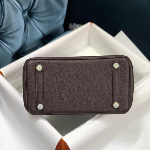 HM BIRKIN CAFE TOGO PELLE ARGENTO FERRAMENTA