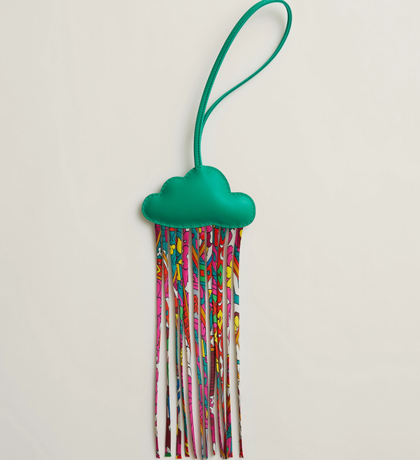 Hermès Nuage Charms Cuir Soie