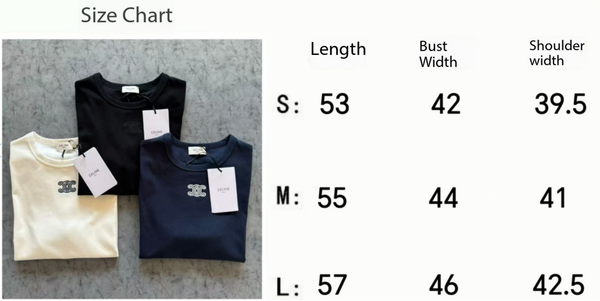 Celine SS26 Slim Fit Embroidered T-Shirt Cotton 350450