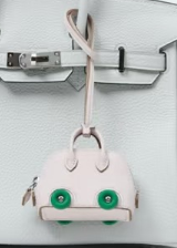 Hermès Bolide On Wheels Charm in Leather