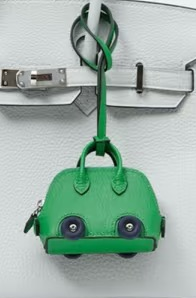 Hermès Bolide On Wheels Charm in Leather