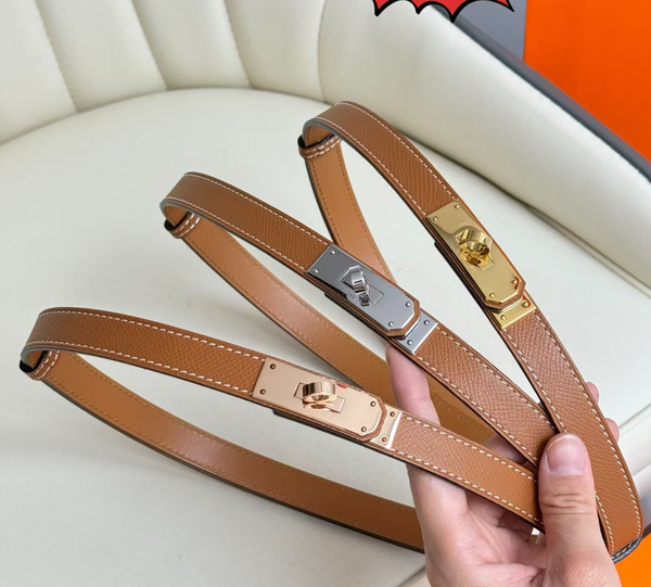 HM Kelly Belt 18mm Camel Epsom Leather