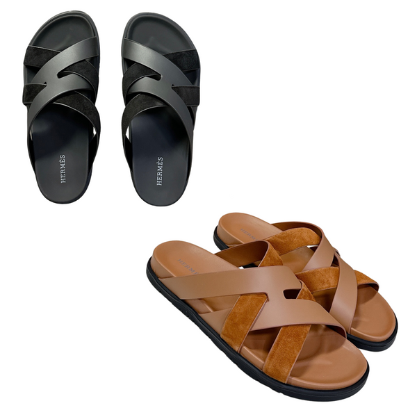 HM Kazimir Sandal Sheepskin and Suede 252676