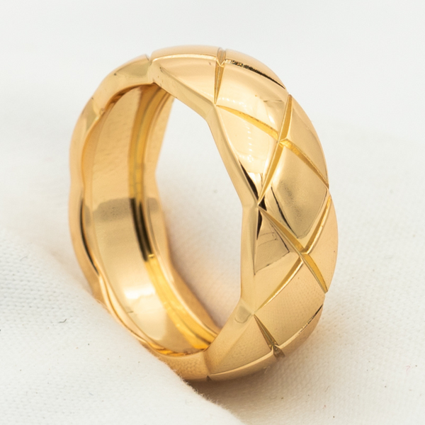 ANELLO CRUSH 6,8 MM ORO ROSA