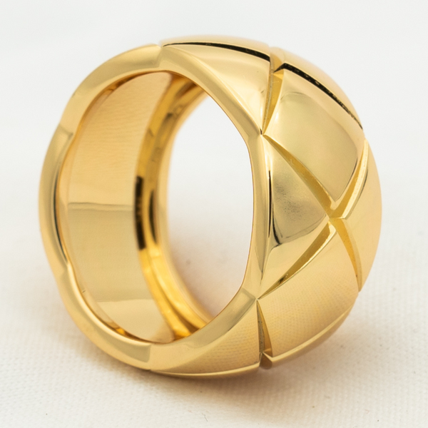 ANELLO CRUSH 10MM TRAPUNTATO