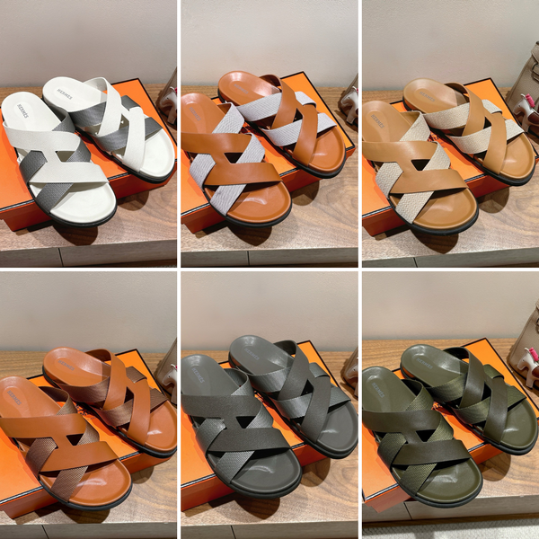 HM 25 Kazimir Sandal Calfskin Canvas