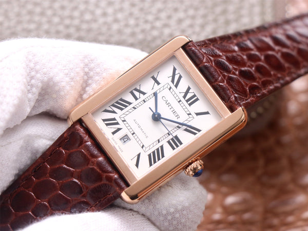 TANK SOLO XI W5200026 ROSE GOLD CASE BROWN LEATHER STRAP