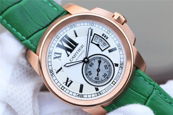 CALIBRE DIVER 42 AUTOMATIC ROSE GOLD CASE WHITE DIAL