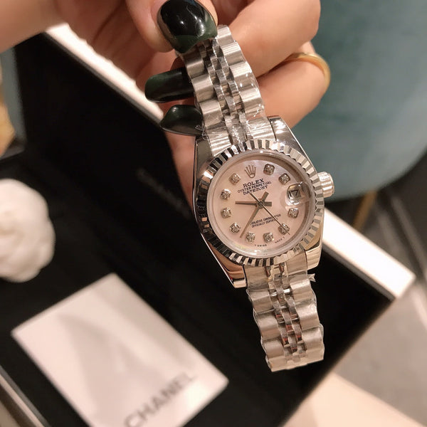 DATE JUST 28MM TEMPRATO DI DIAMANTI