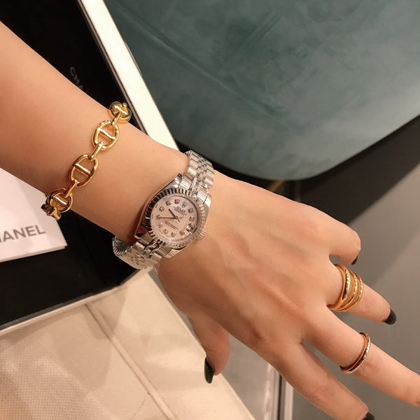 DATE JUST 28MM TEMPRATO DI DIAMANTI