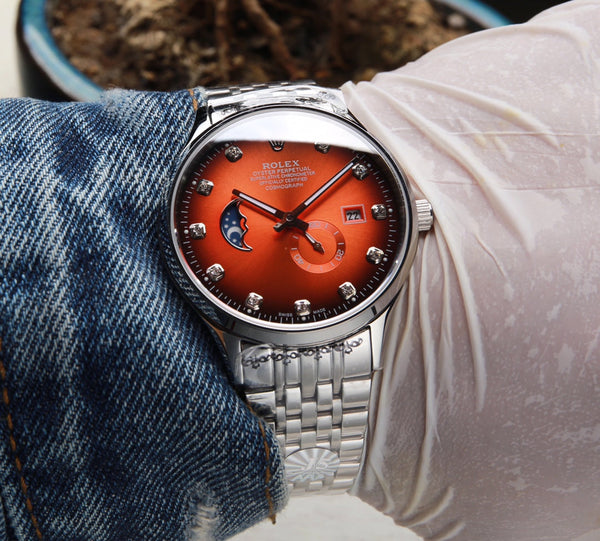 OYSTER PERPETUAL 39MM DOPPIO VETRO ZAFFIRO SPECCHIATO