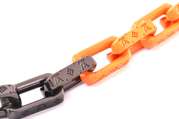 LV ORANGE BAMBOO SPLICING NECKLACE