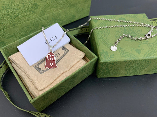GG GHOST RED NECKLACE