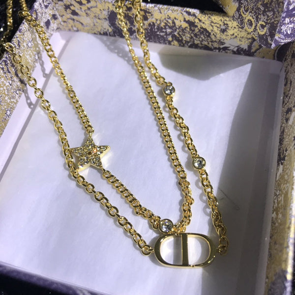 PETIT CD DOUBLE NECKLACE