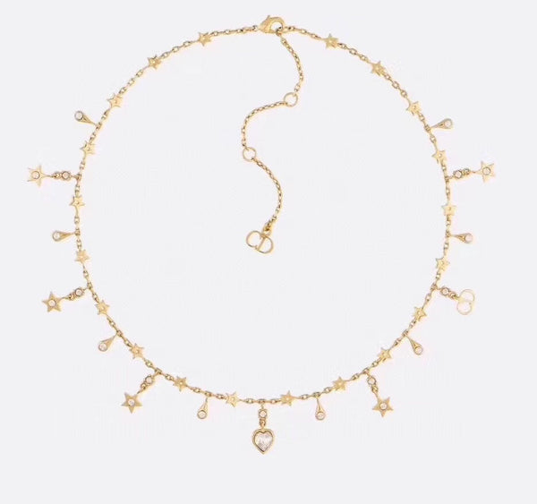 CD STAR LOVE NECKLACE WITH THE SAME MATERIAL