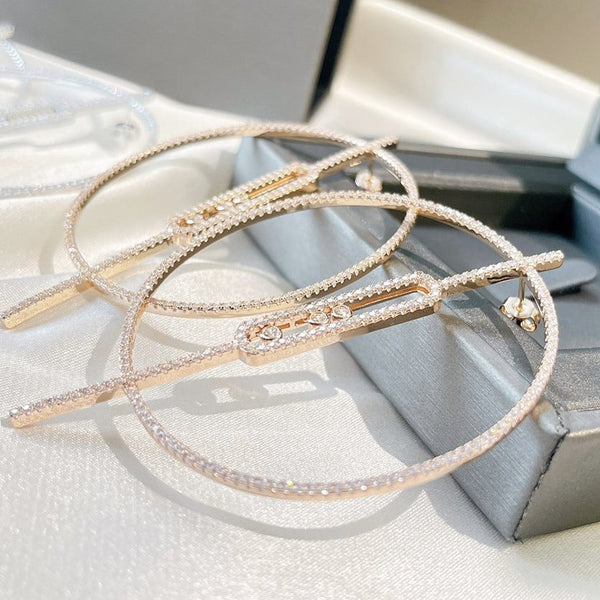 MOVE UNO EARRINGS DIAMOND