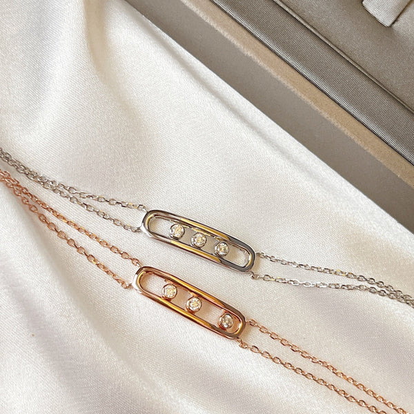 MOVE CLASSIQUE 3 DIAMONDS BRACELET