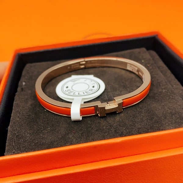 BRACCIALE CLASSICO HM CLIC ROSSO IN SMALTO DA 8 MM